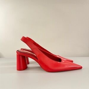 Never Worn Red Zara Pointed Heels ❤️
